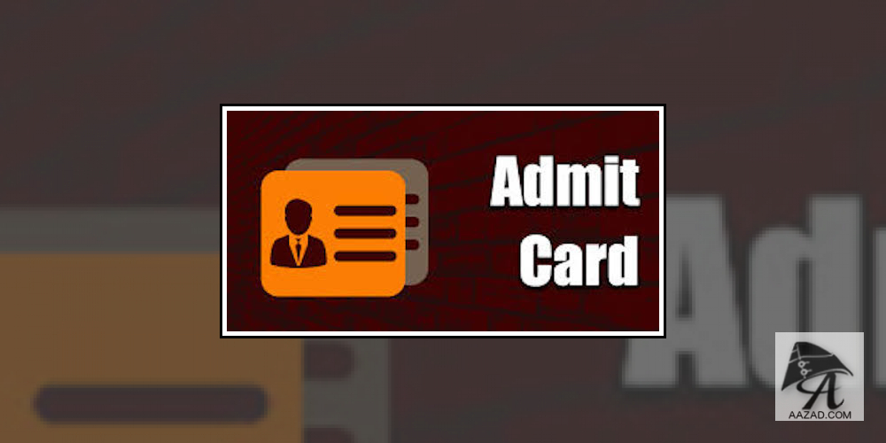 Admit Card