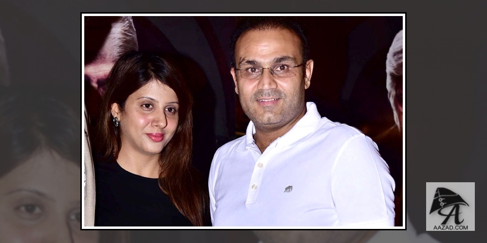 Aarti Sehwag And Virender Sehwag