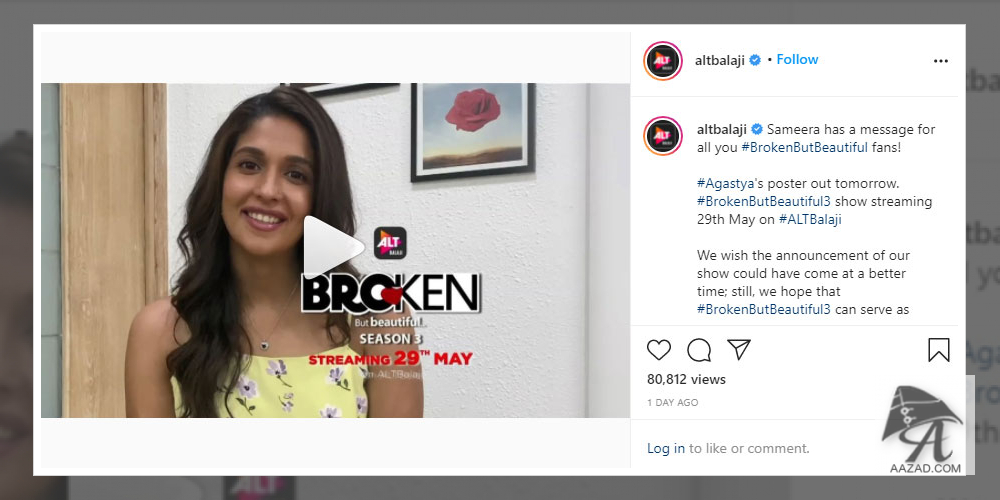 ALTBalaji's 'Broken But Beautiful 3'!