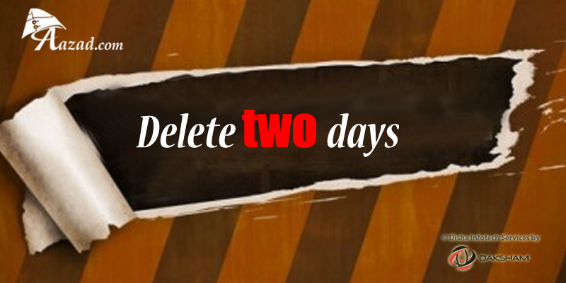 Delete Two Days