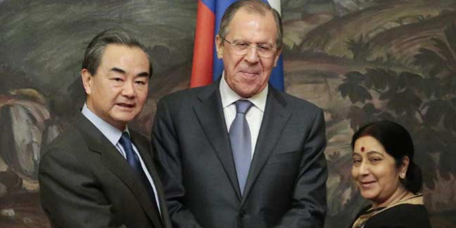 India, Russia and China foreign Minister