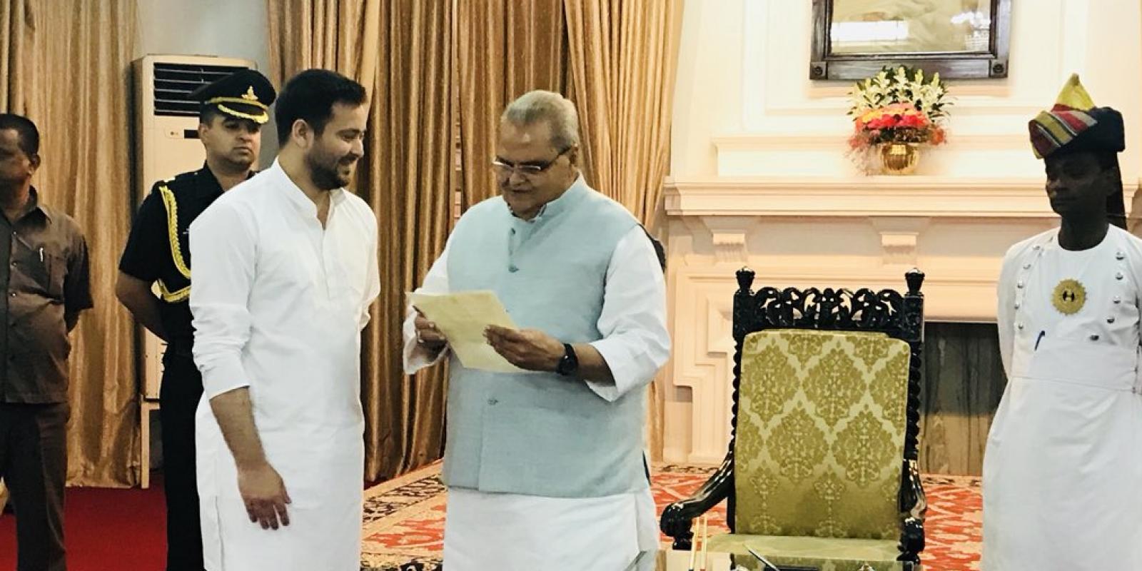 Satyapal Malik and Tejaswi Yadav