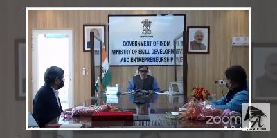 Minister Skill Development & Entrepreneurship, Govt of India Unveils the Stamp of The Late Shri Prabhu Dayal Agarwal – Marking His 100 th Birth Anniversary