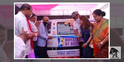 Actor Jackie Shroff donates an “Animal Care Van” to actress Ayesha Julka