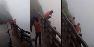 Video: Two Drunk Guys Fall To Death In Maharashtra's Amboli Ghat